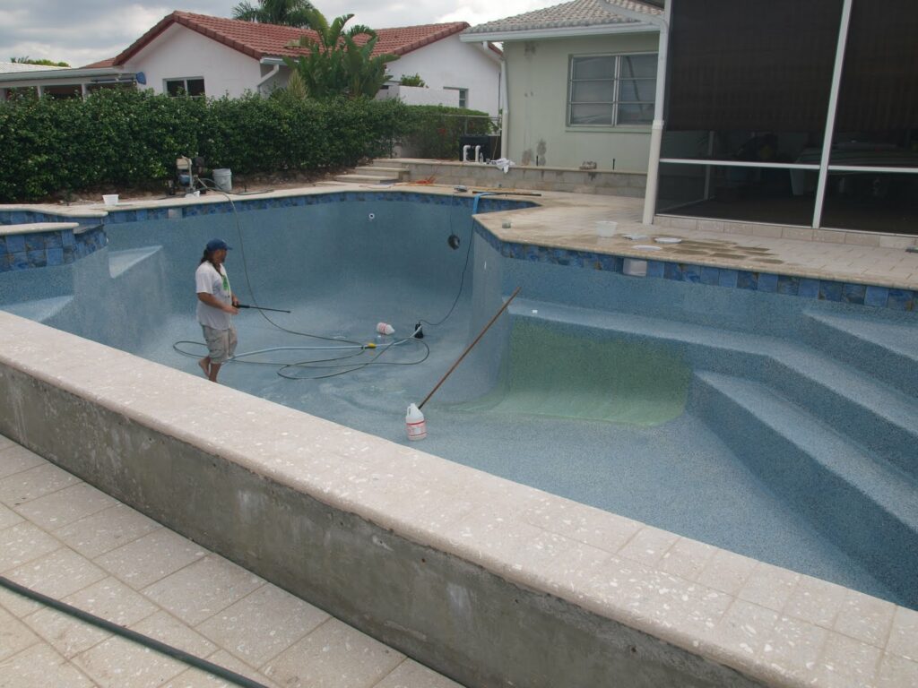 Pool Acid Washing in Hoover