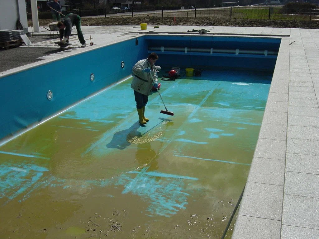 Pool Acid Washing in Hoover